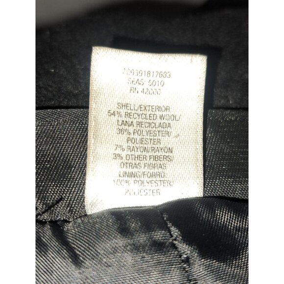 Attention Womens Black Wool Blend Peacoat Jacket Small - Picture 8 of 10